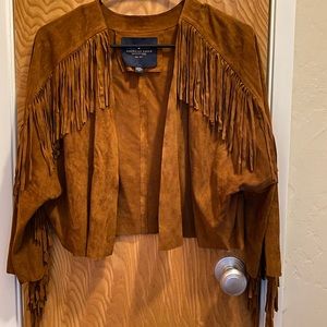 American Eagle Fringe Jacket